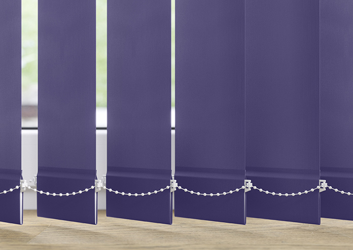 Roma, Indigo - Vertical Blind - Image 4